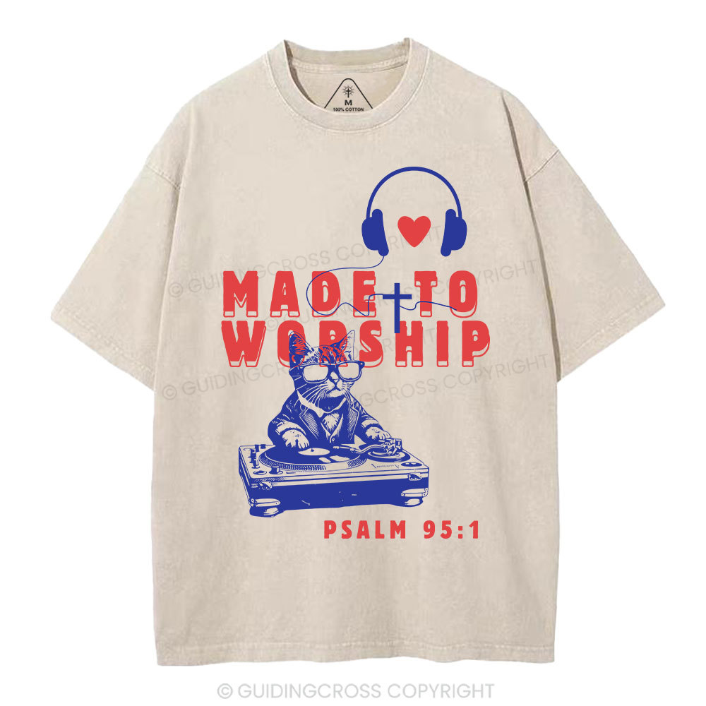 New-Sample Christian Washed T-Shirt Sale - GuidingCross