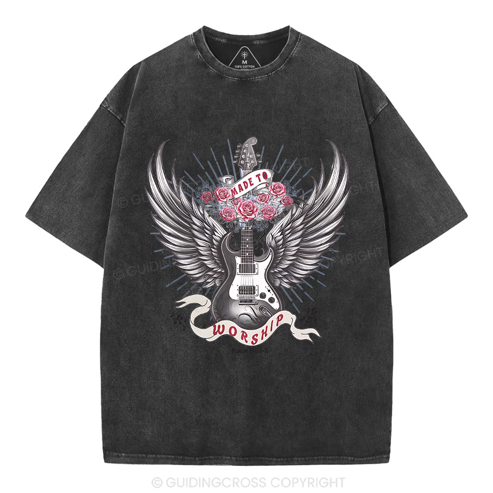Made To Worship Christian Washed T-Shirt