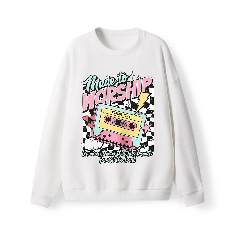 Made To Worship Christian Lightweight Sweater