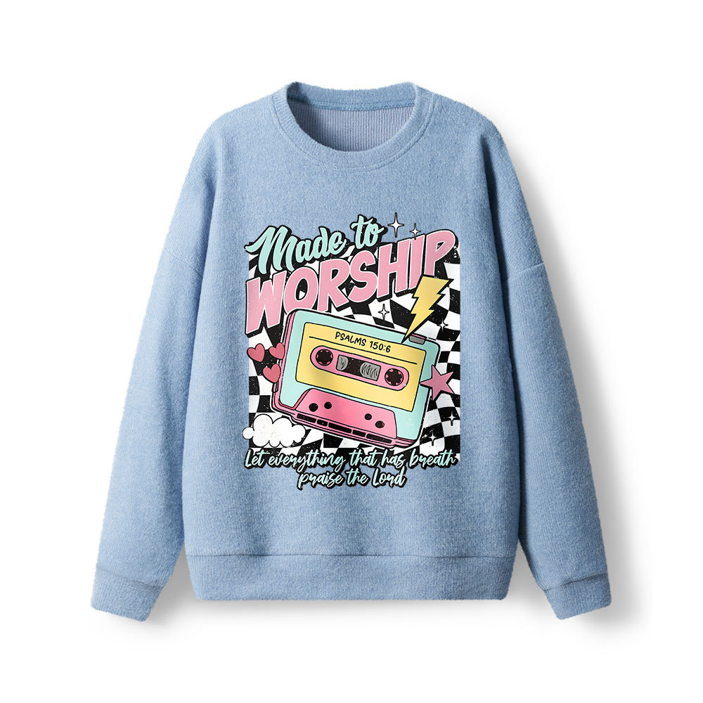 Made To Worship Christian Lightweight Sweater