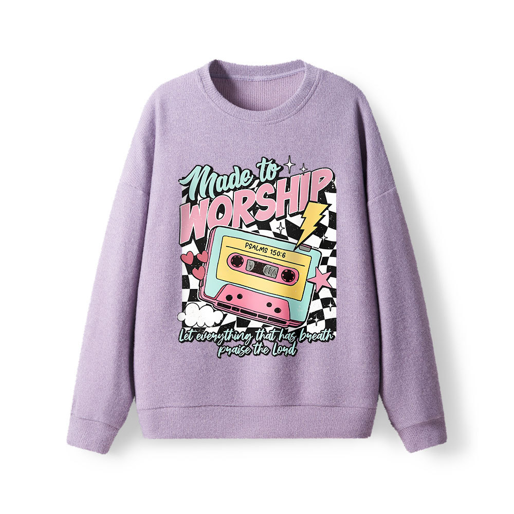 Made To Worship Christian Lightweight Sweater