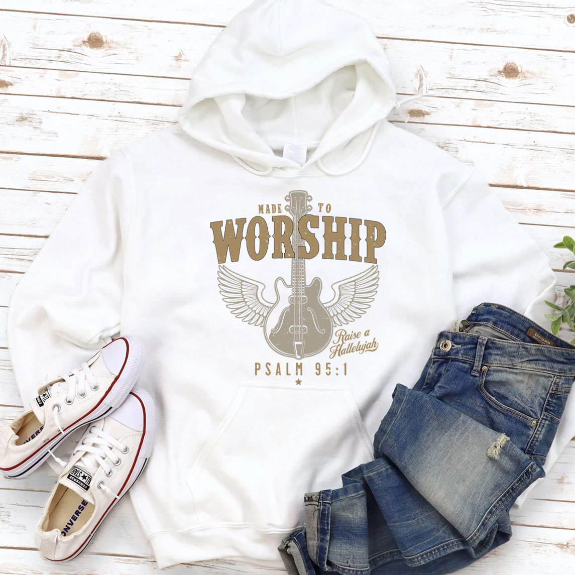 Made To Worship Religious Hoodie