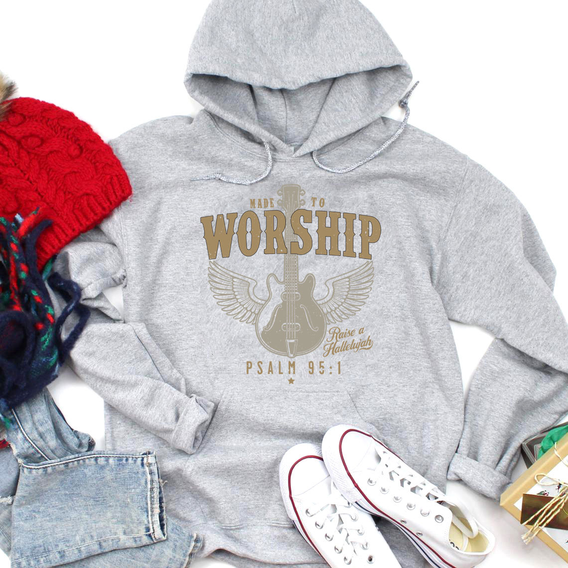 Made To Worship Religious Hoodie