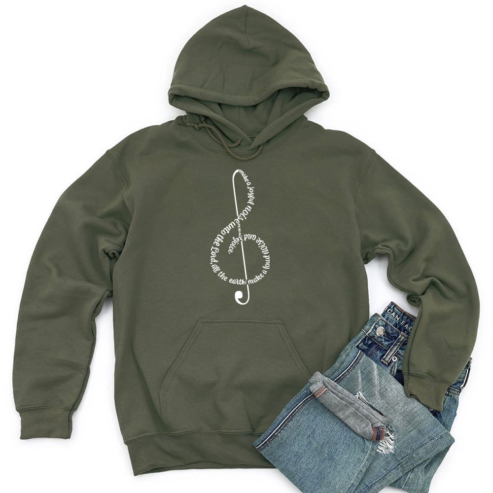 Make A Joyful Noise To The Lord Christian Hoodie