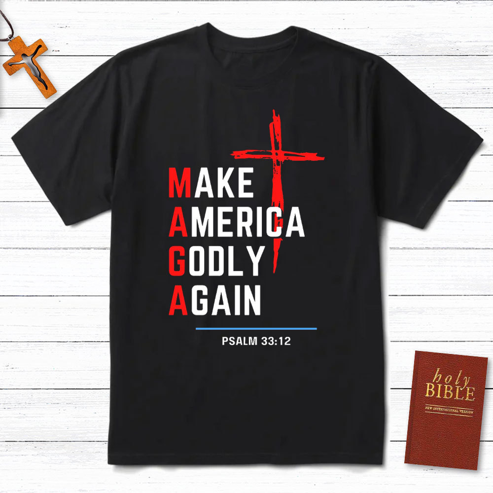 Make America Godly Again Christian T-Shirt