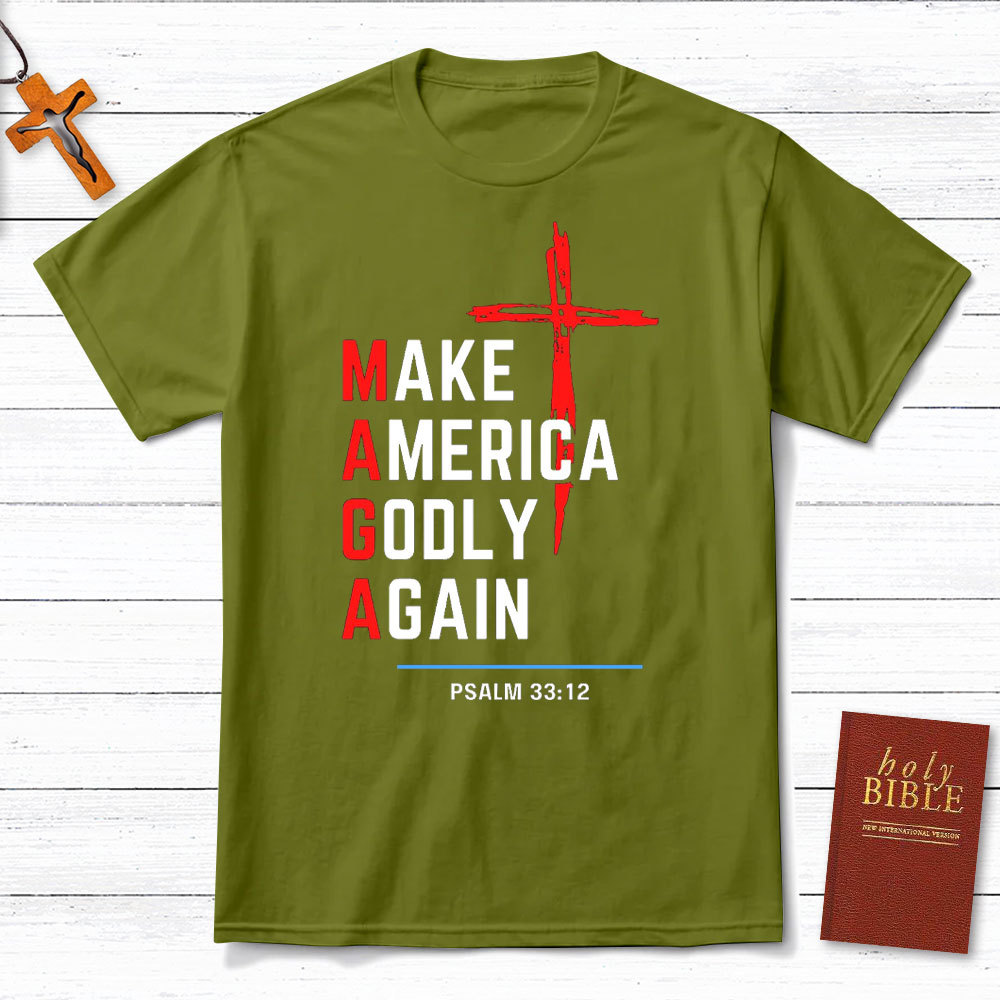 Make America Godly Again Christian T-Shirt