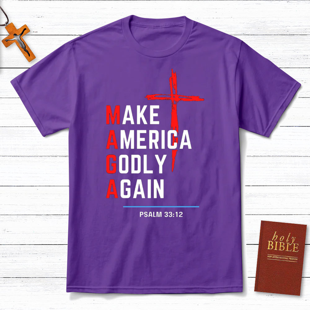 Make America Godly Again Christian T-Shirt