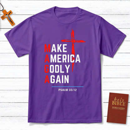 Make America Godly Again Christian T-Shirt