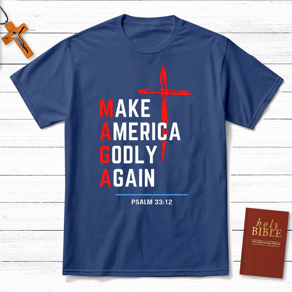 Make America Godly Again Christian T-Shirt