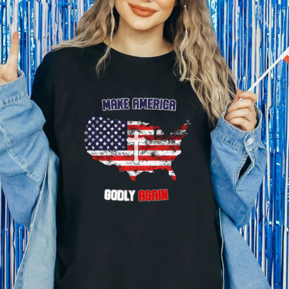 Make America Godly Again Christian T-Shirt