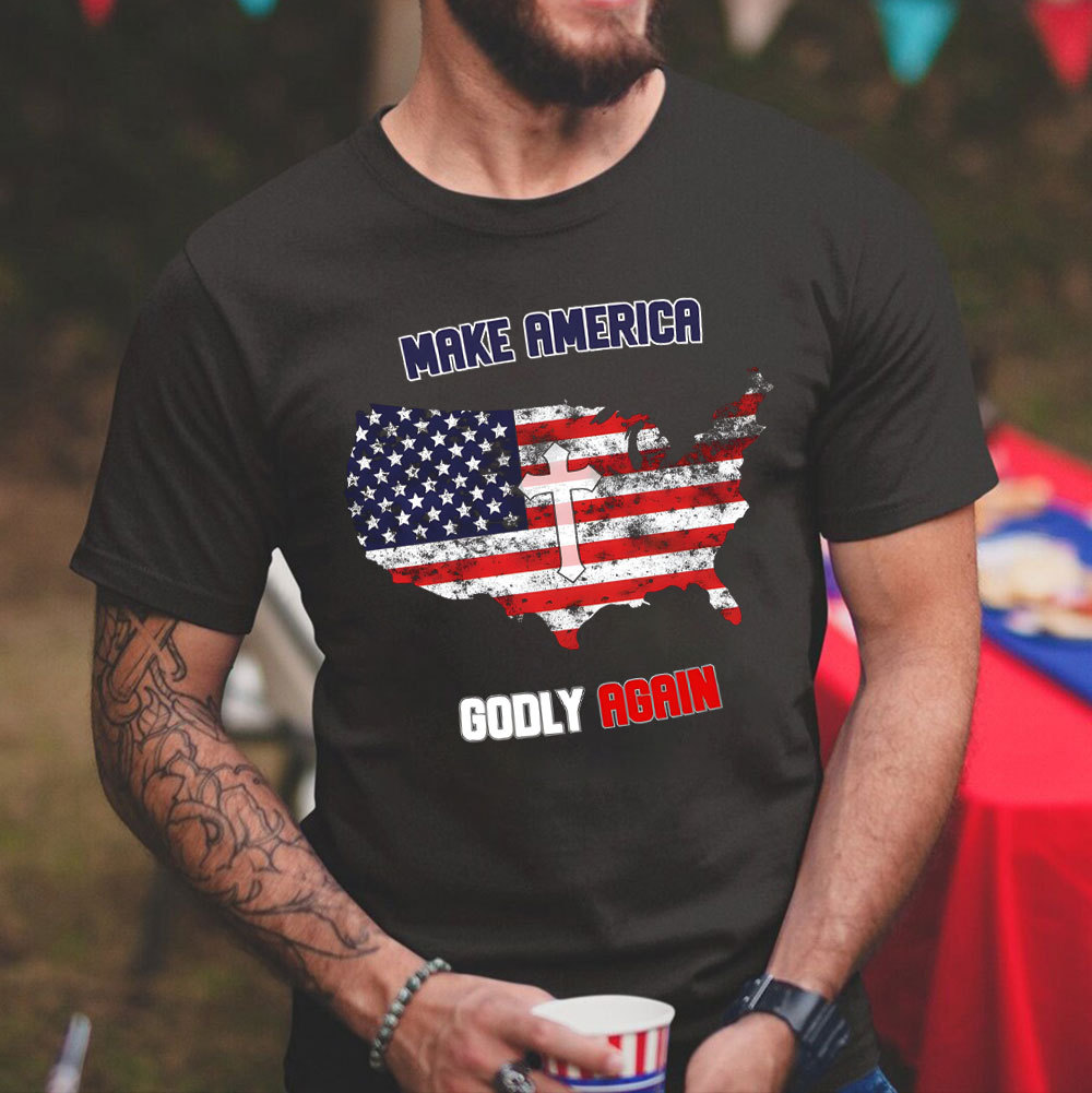 Make America Godly Again Christian T-Shirt