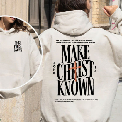 Make Christ Know Christian Fleece Hoodie Set
