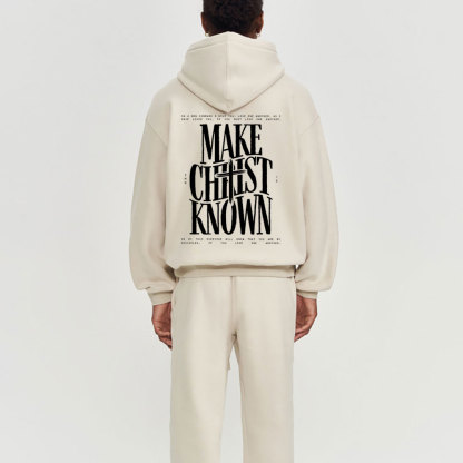 Make Christ Known Christian Premium Fleece Hoodie Set