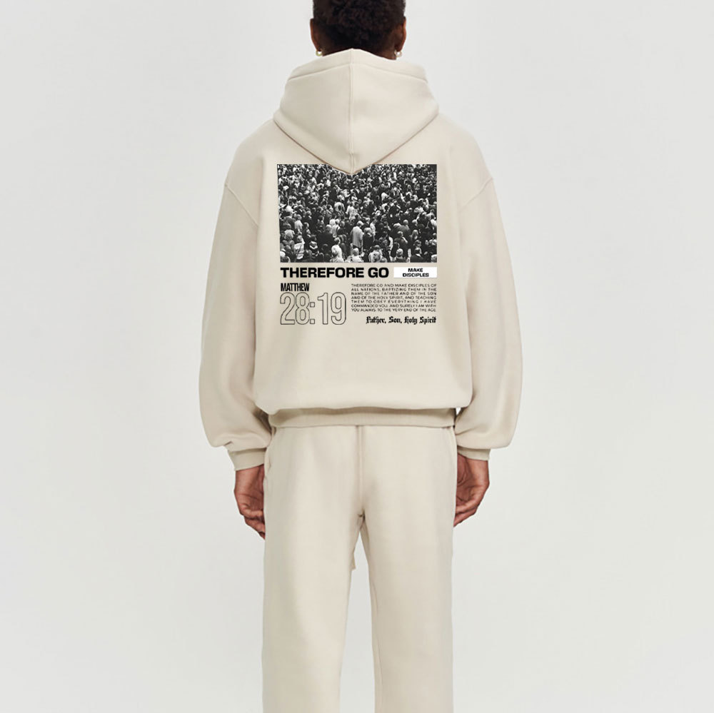 Make Discipiles Christian Fleece Hoodie Set