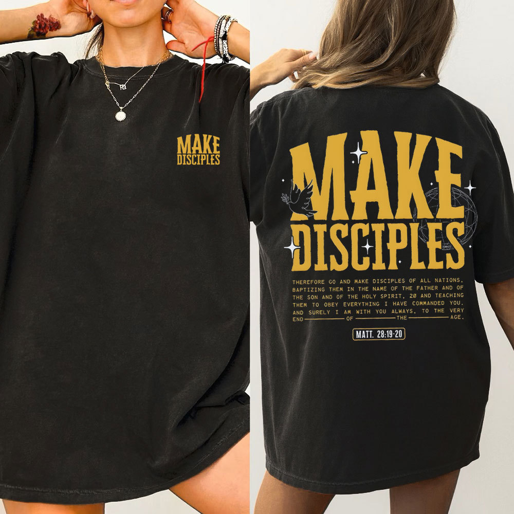 Make Disciple Christian Washed T-Shirt