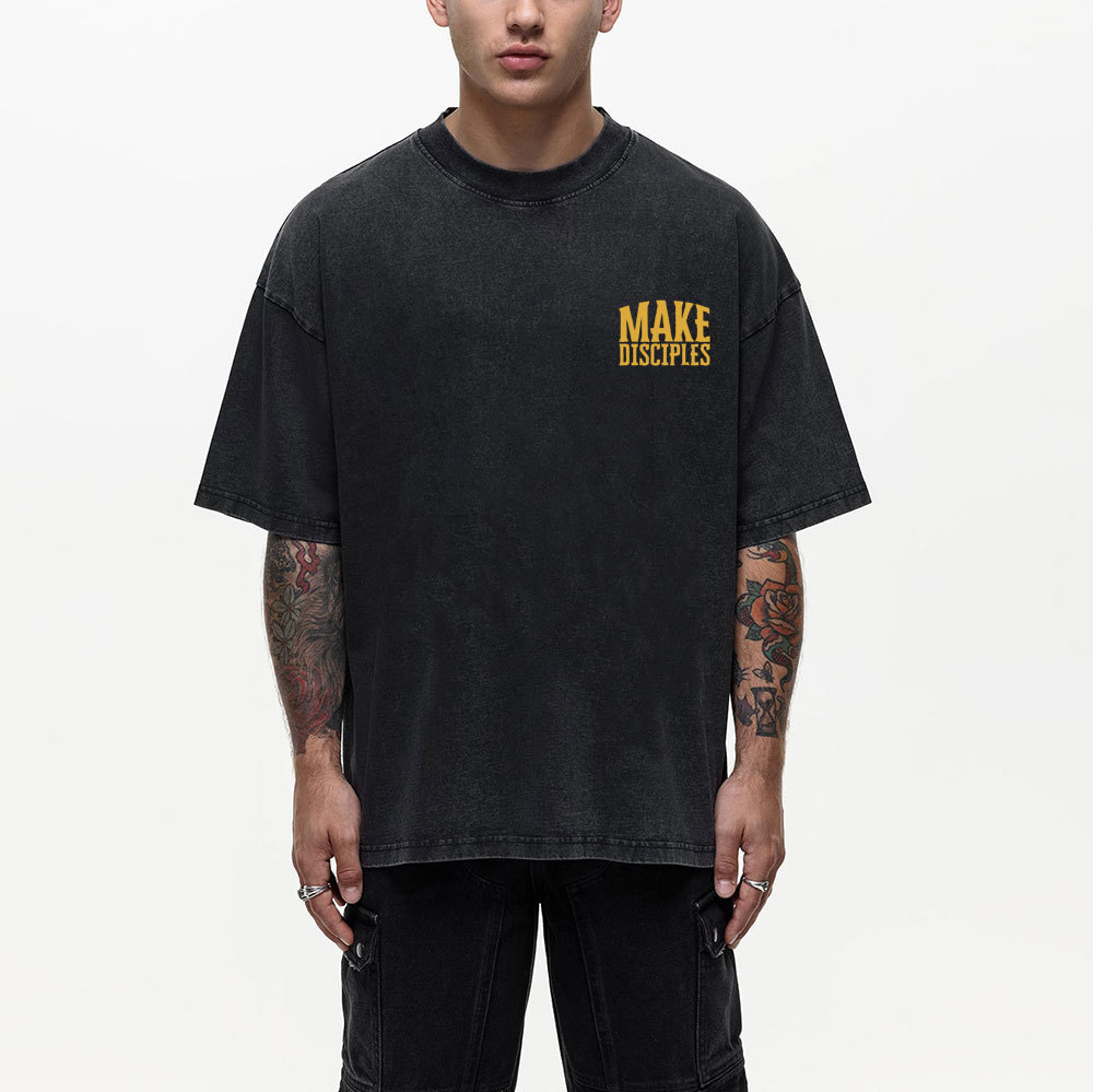 Make Disciple Christian Washed T-Shirt