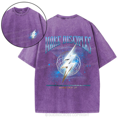Make Disciples Christian Washed T-Shirt