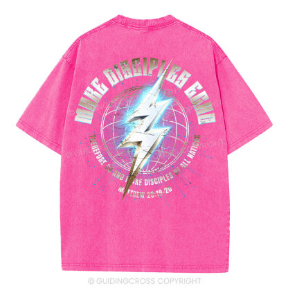 Make Disciples Echo Christian Washed T-Shirt