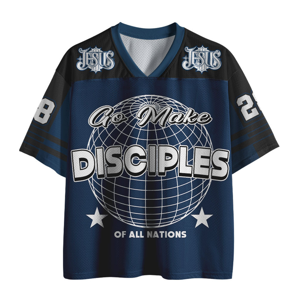 Make Disciples Of All Nation Christian Mesh Jersey