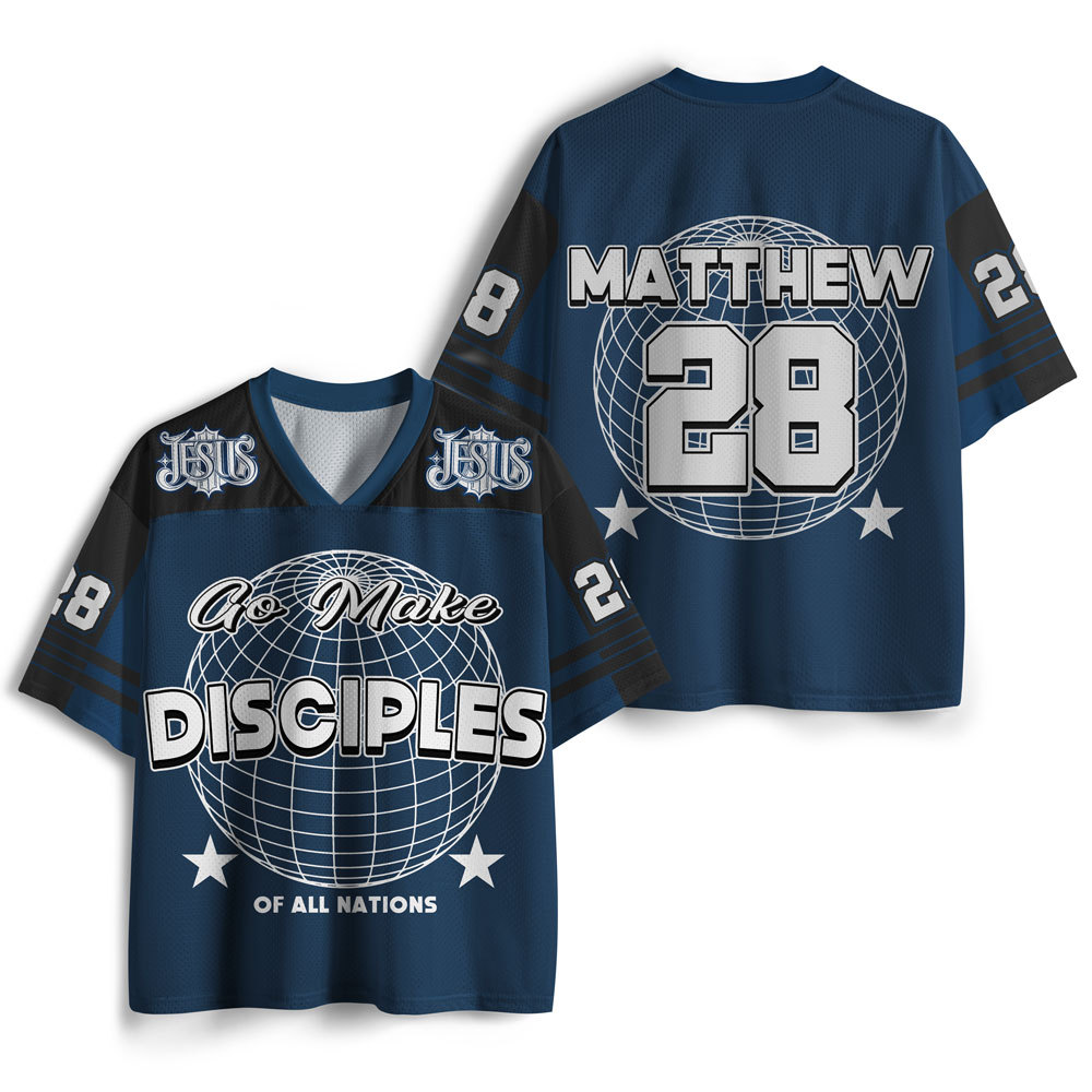 Make Disciples Of All Nation Christian Mesh Jersey