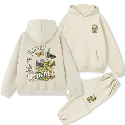 Make Haeven Crowded Christian Premium Fleece Hoodie Set