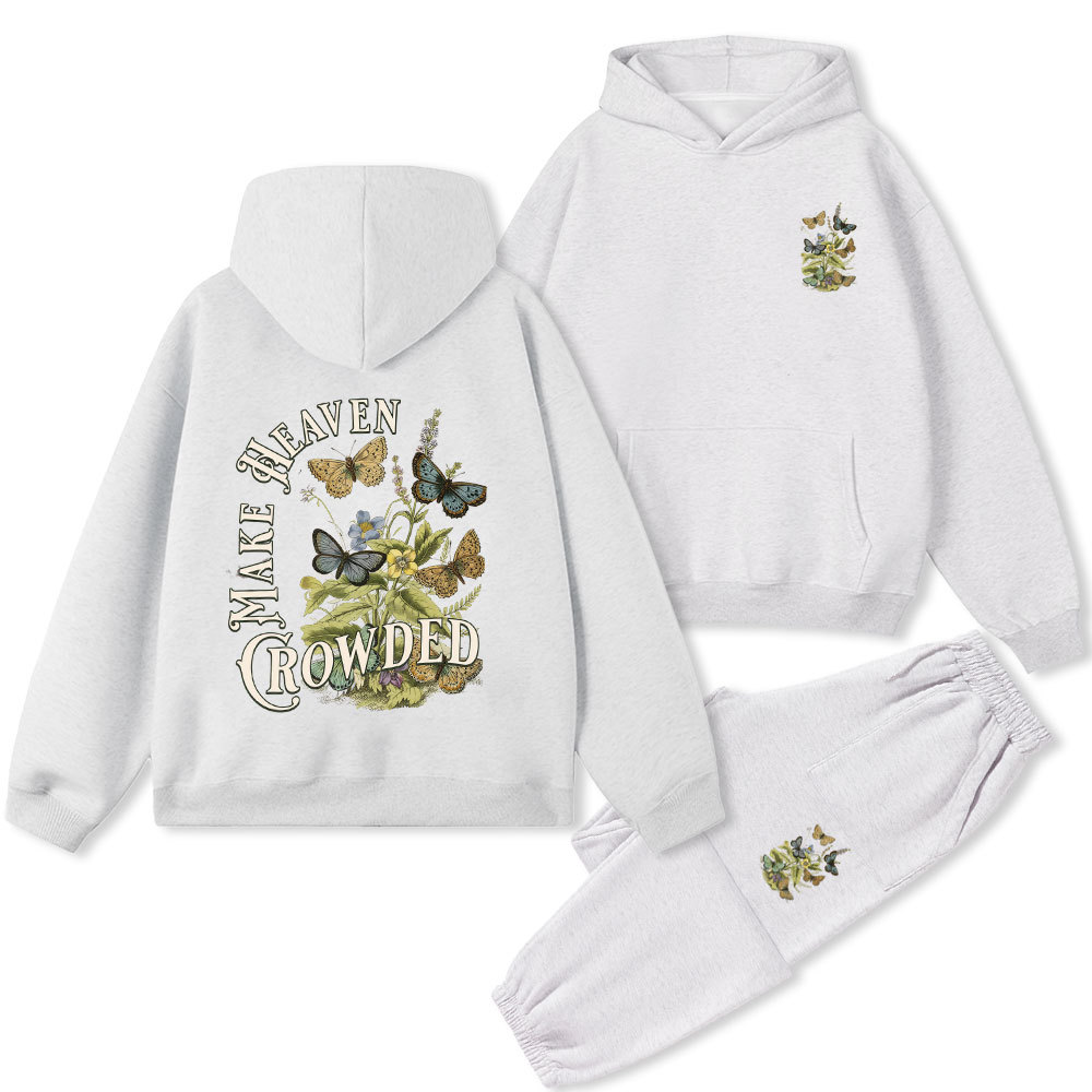 Make Haeven Crowded Christian Premium Fleece Hoodie Set