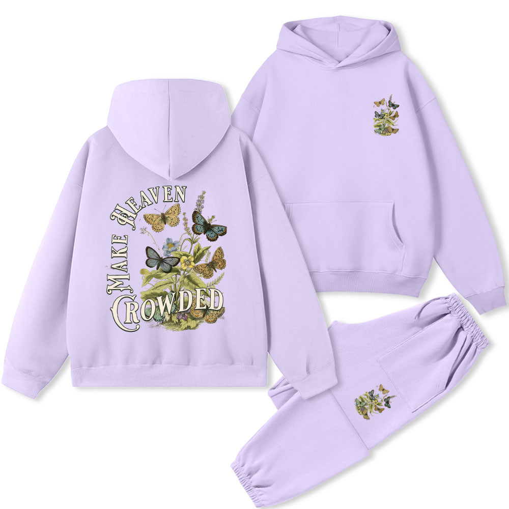 Make Haeven Crowded Christian Premium Fleece Hoodie Set
