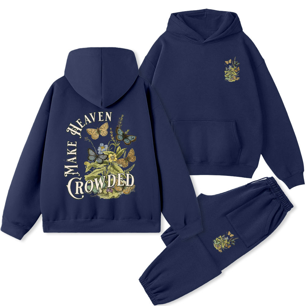 Make Haeven Crowded Christian Premium Fleece Hoodie Set