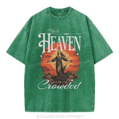 Make Heaven Christian Washed T-Shirt