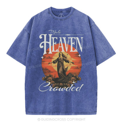 Make Heaven Christian Washed T-Shirt