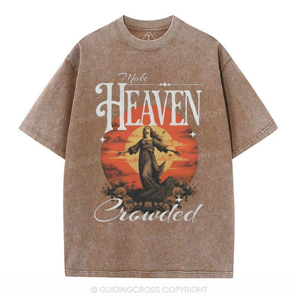 Make Heaven Christian Washed T-Shirt