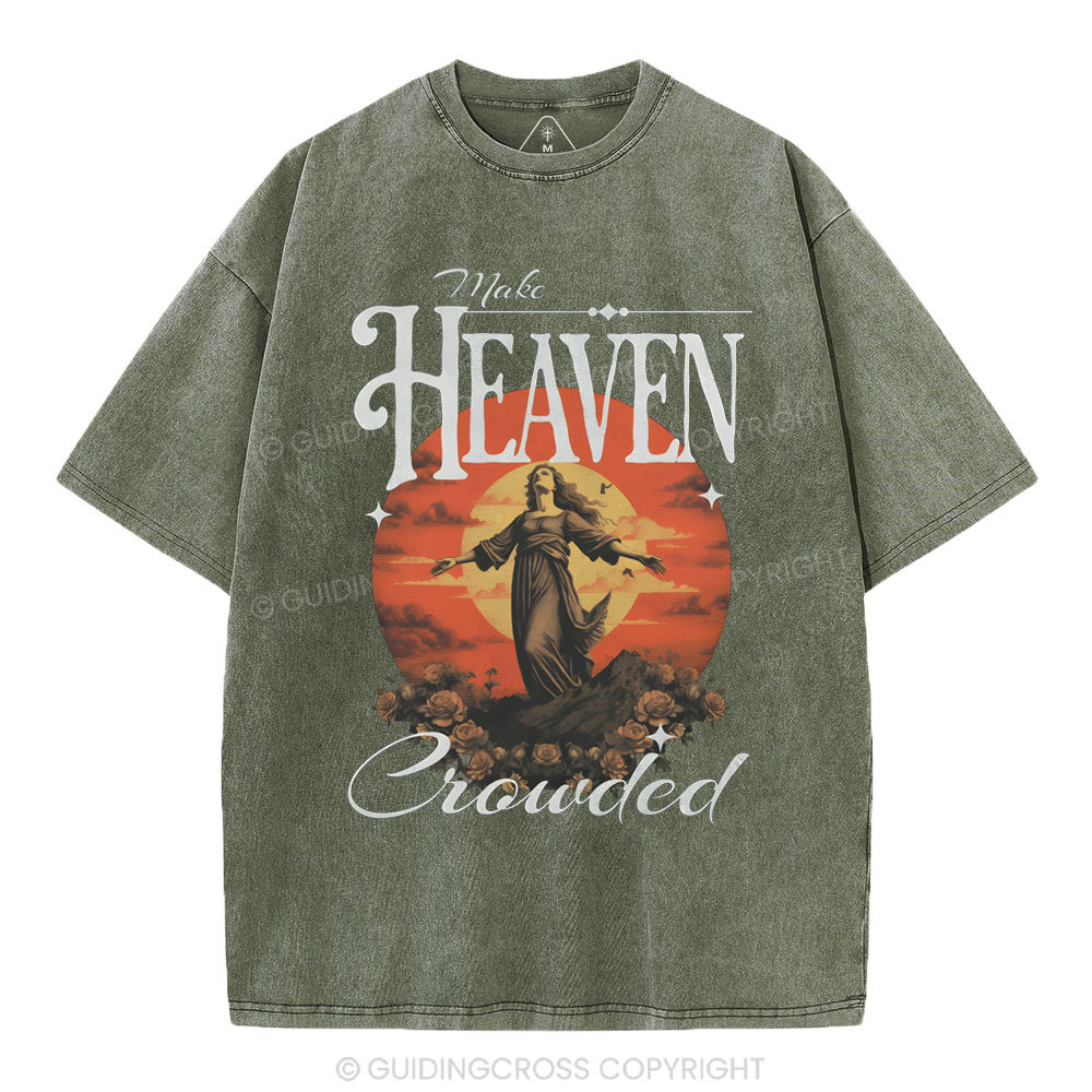 Make Heaven Christian Washed T-Shirt