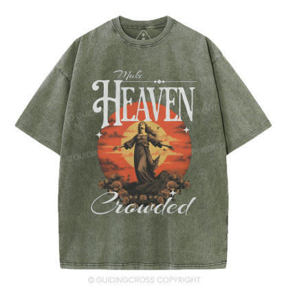 Make Heaven Christian Washed T-Shirt