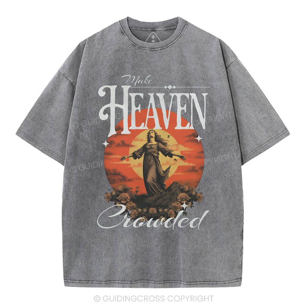 Make Heaven Christian Washed T-Shirt