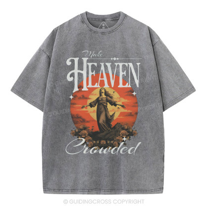 Make Heaven Christian Washed T-Shirt