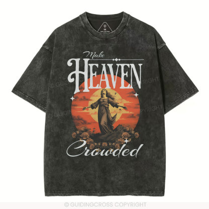 Make Heaven Christian Washed T-Shirt