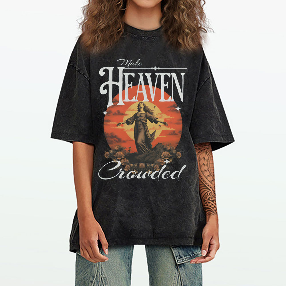 Make Heaven Christian Washed T-Shirt