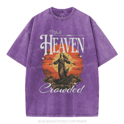 Make Heaven Christian Washed T-Shirt
