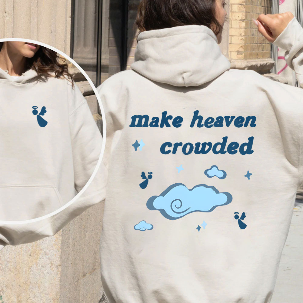 Make Heaven Crowded Christian Fleece Hoodie Set
