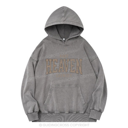 Make Heaven Crowded Christian Washed Hoodie