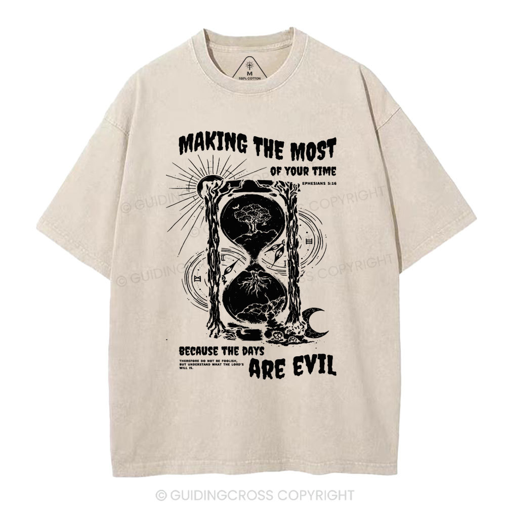 Making The Most Of Every Opportunity Christian Washed T-Shirt