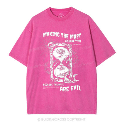 Making The Most Of Every Opportunity Christian Washed T-Shirt