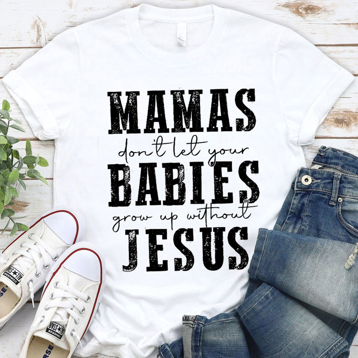 Mama And bible Christian T-Shirt
