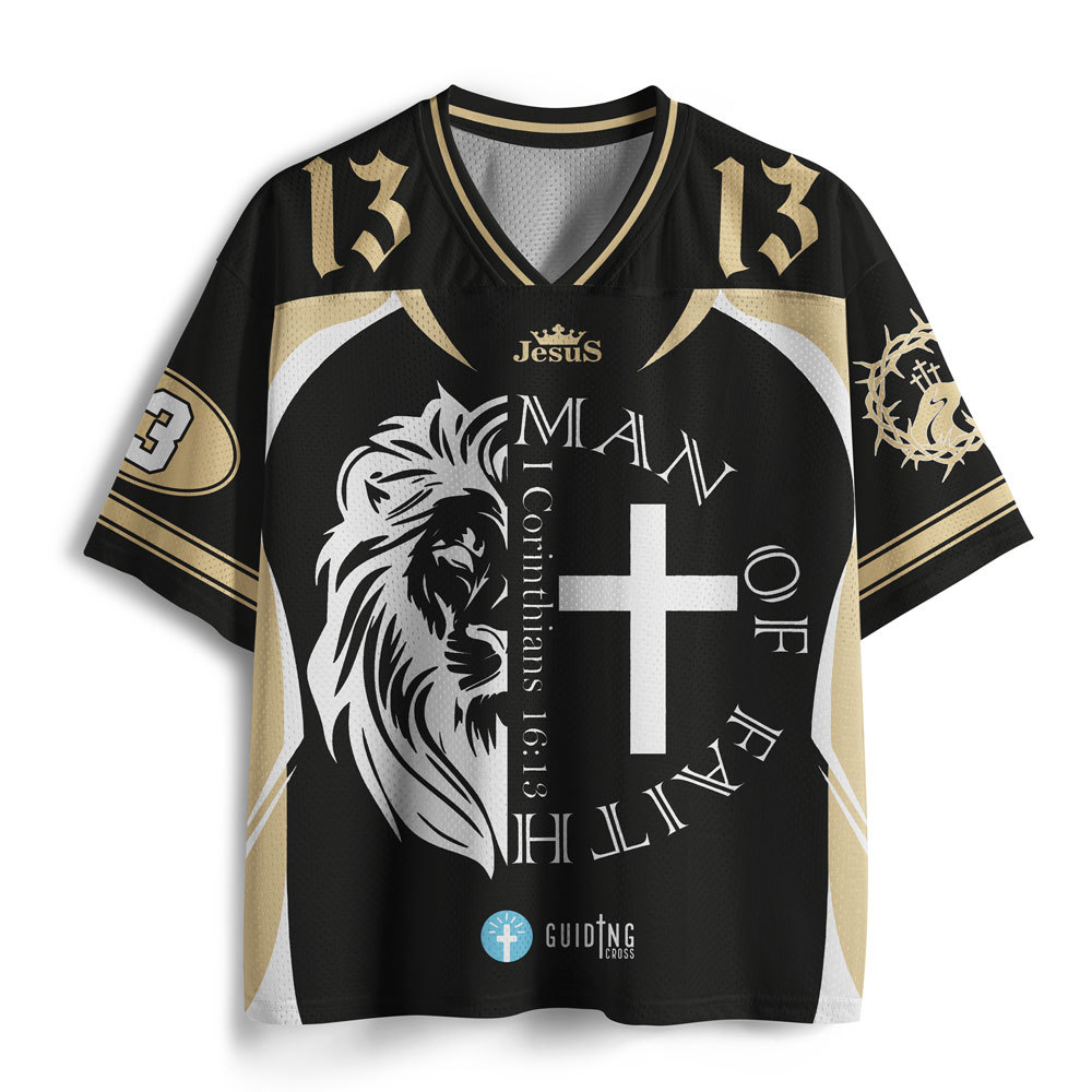 Man Of Faith Christian Mesh Jersey