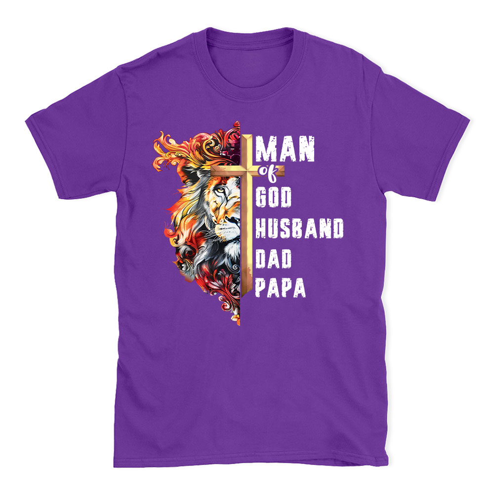 Man Of God Christian Lion T-Shirt