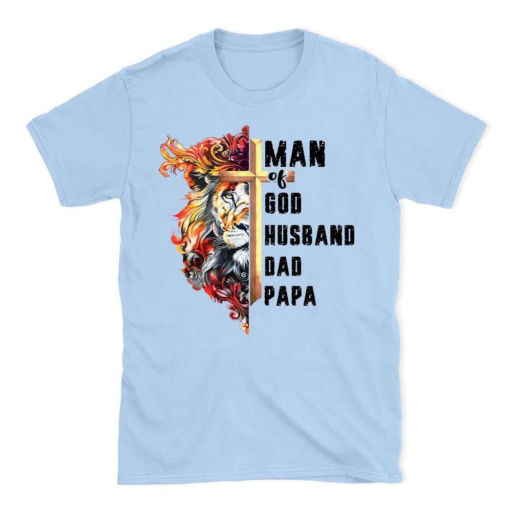 Man Of God Christian Lion T-Shirt