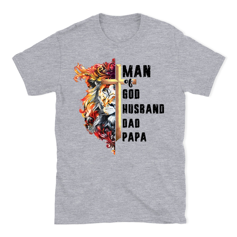 Man Of God Christian Lion T-Shirt