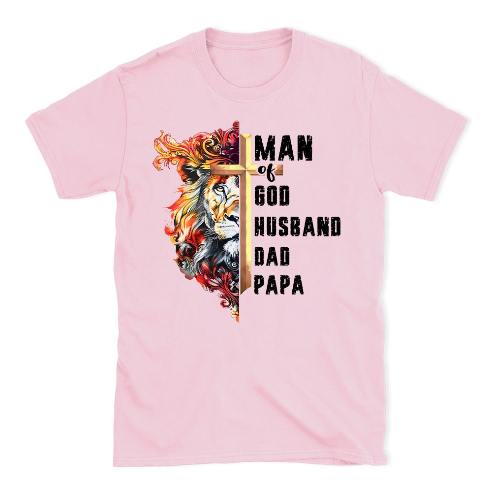 Man Of God Christian Lion T-Shirt