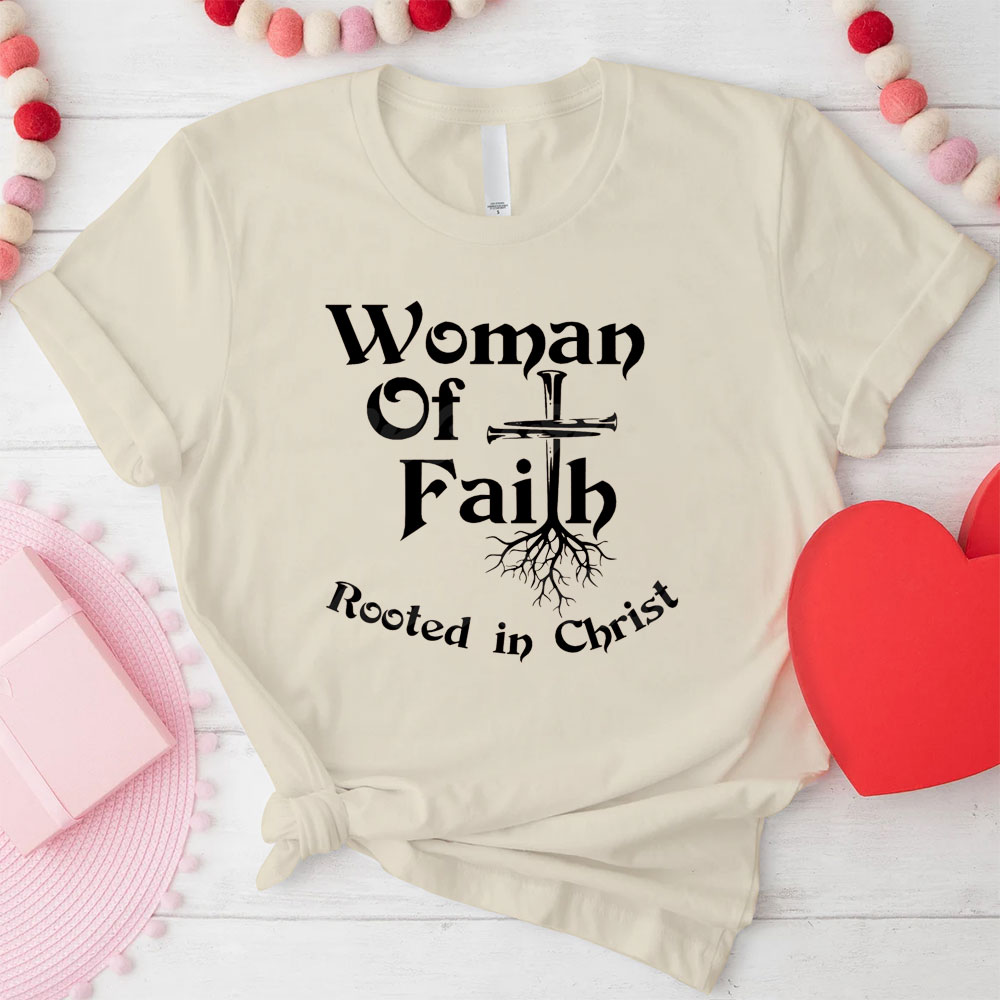 Man Or Women Of Faith Christian T-Shirt