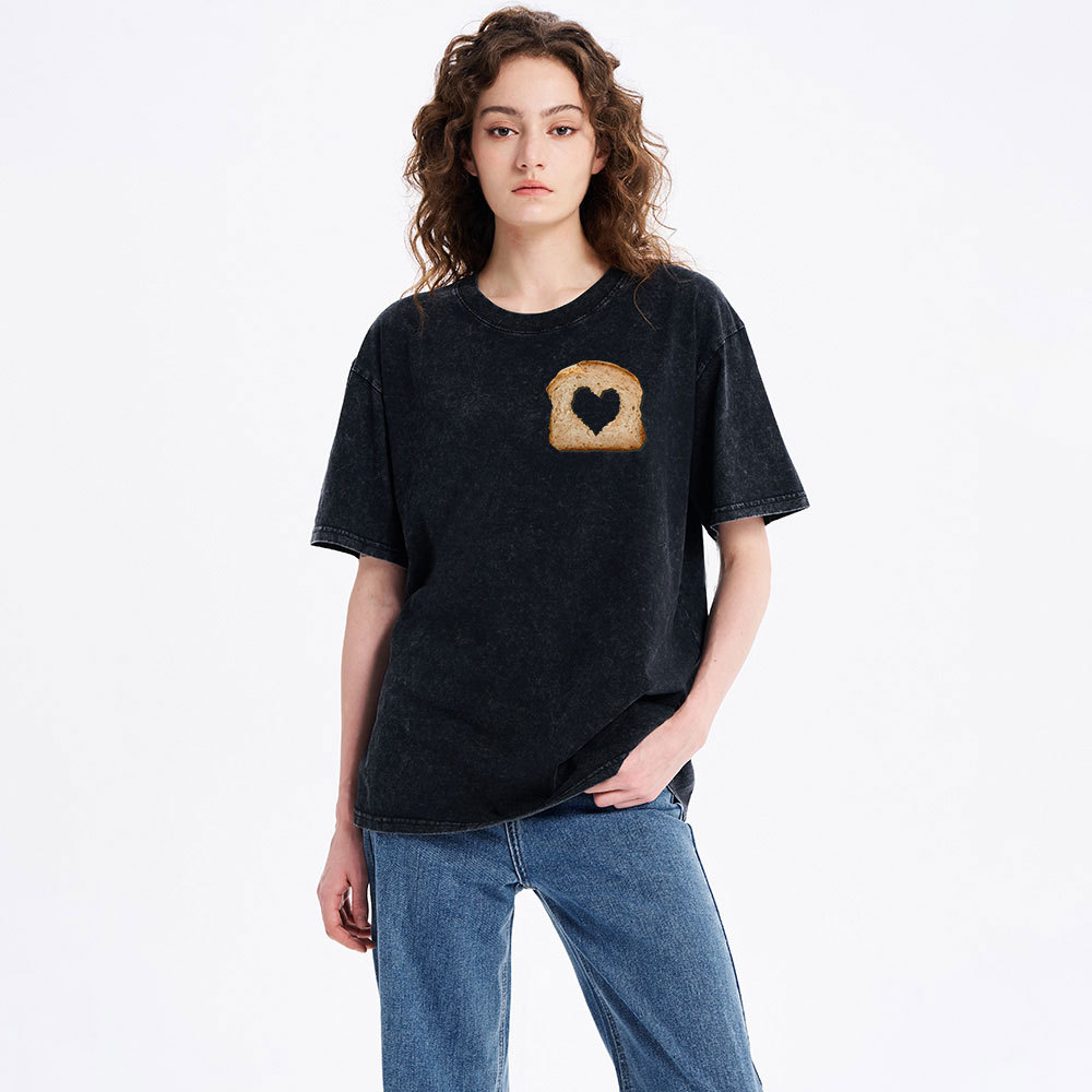 Man Shall Not Live On Bread Alone Christian Washed T-Shirt